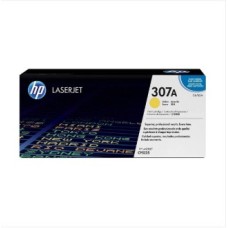 (Bundle with Full Set) HP 307A Yellow Original LaserJet Toner (CE742A)